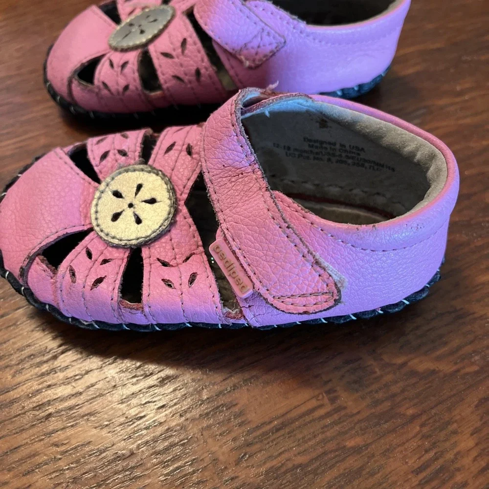 Pediped -Daphne Pink Champagne- 12-18 Months